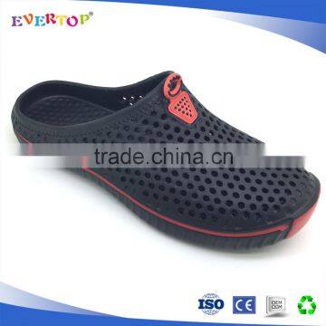 Black eva injection rocker clog shoes