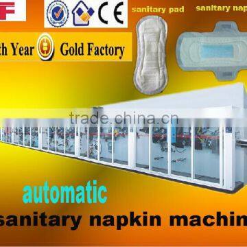 RF-KYB CE certification full-servo lady winge sanitary napkin making machine