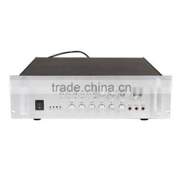 PA Power amplifier 800watts Combined 3U 4 Zones High-power Rated Voltage Power Amplifier QG-8000A