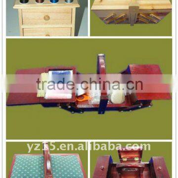 top grade wooden sewing box for household