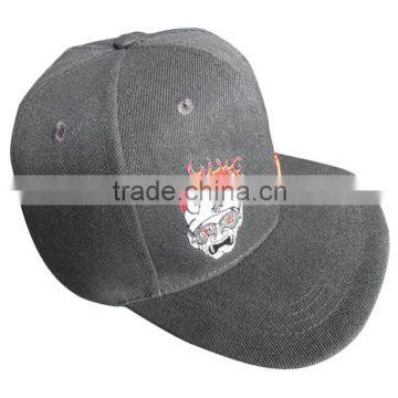 High quality fashion custom flat brim twill cotton hats and caps snapback with 3D raised embroidery