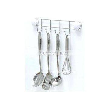 Bathroom hanging shower holder with 4 hooks P-2208