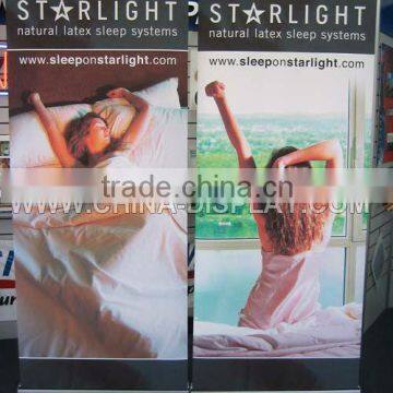 Single side display aluminum roll-up banner