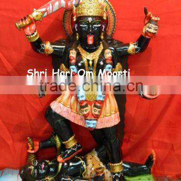 marble mahakali statue