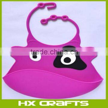 2014 new arrival Food Grade Soft Silicone Babies Bibs Slobber Pocket for Infant-Brand New