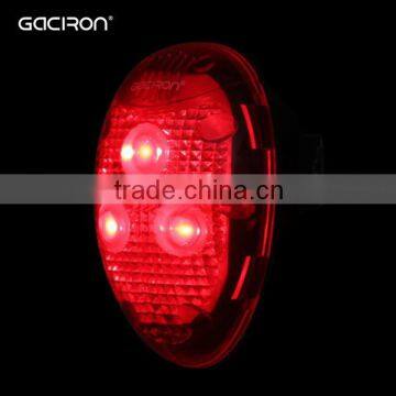 Gaciron 3xCree LED Smart Bike Safty Warning Light for Bicycle Cycling