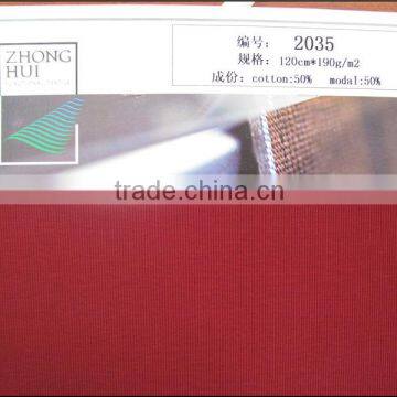 2*2 mercerized rib120cm*190g/m2 for garments ZH2035