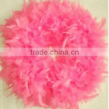 Feather Wreath - Christmas Wreath - Hot Pink Wreath