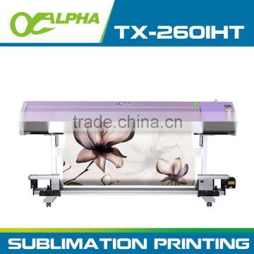 1.6m 8 color sublimation printer with 2 DX5 printhead