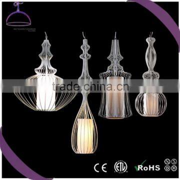 metal frame fabric shade hot sale lighting pendant light