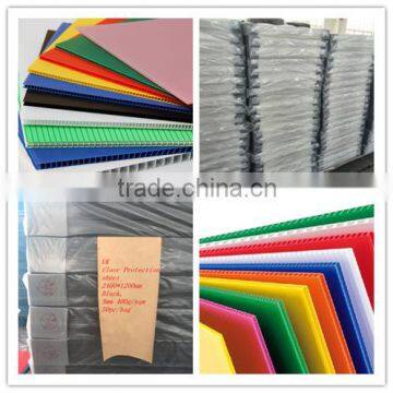 2mm 3mm floor protection plastic cardboard