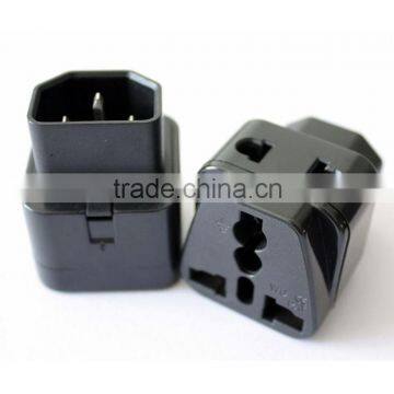 New products 2016 China alibaba hot product universal to iec c14 male plug adapter ac adapter WDI-320