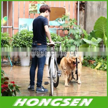 matel handle bicycle lead dog walk dog line