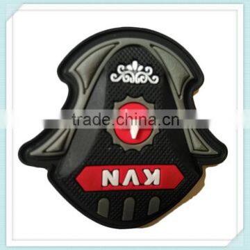 custom 3d rubber logo pvc badge