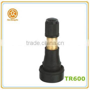 TR600 EPDM Rubber Motorcycle Tyre Valve / Clamp-in and High-pressure Metal Valve