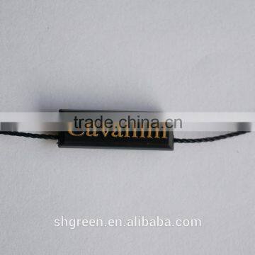 Plastic Double Sides Embossed Logo String Seal Tag