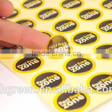 Eco-friendly vinyl sticker for food