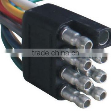 8-Way Square Molded Connector,8 gauge wire connectors,8 core spiral cable