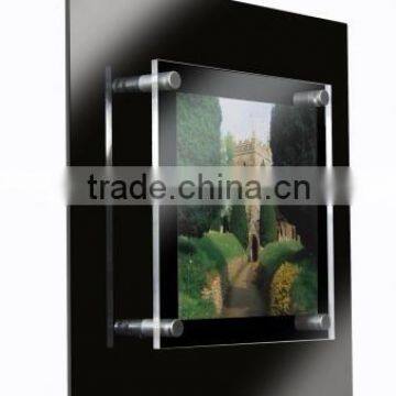 acrylic photo frame -slat wall/ acrylic picture frame-wall amount