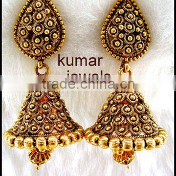 Beautiful Golden Jhumki