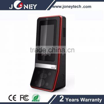 biometric face and fingerprint recognition time attendance and card machine