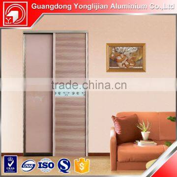 Bedroom wardrobe door design aluminum material