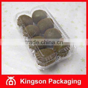 PET 8 Cell Clear Plastic Container for Kiwi Fruit