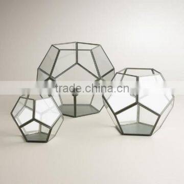 Glass Geometrical Box, Storage Box, Glass Box, Display Box, Stationary Box, Jewelery Box, Glass Container,