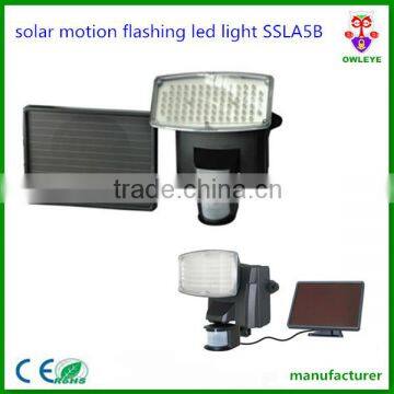 motion activated flashing solar led lights for outdoor