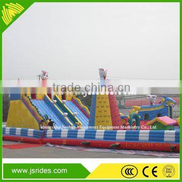 Professional Rental Large Inflatable Rock Climbing Slide Tobogan Inflable Jumping Trampoline photo-2