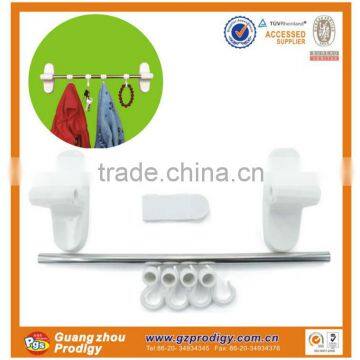 plastic bathroom towel rack with hooks