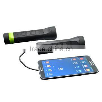 Multi-functional Outdoor Sport Bluetooth Speaker + Bicycle Headlight + Power Bank For Mobile Phones, Tablets And More photo-4
