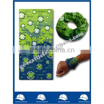 promotional seamless custom logo neck tube bandana