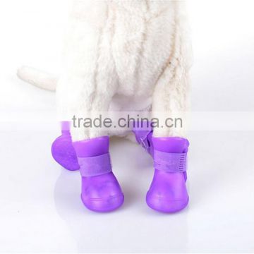 Eco-friendly waterproof PVC dog shoes for large dogs