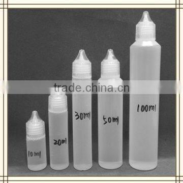 plastic pe unicorn bottle for e vape oil 30ml e liquid unicorn bottles