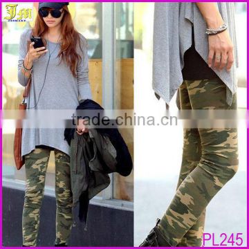 2014 New Cool Sexy Camouflage Army Print Stretch Pants Graffiti Tights Leggings With Cheap Price