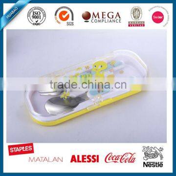 Wholesale cute cheap baby spoon and fork set