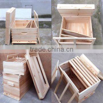 factory price best quality langstroth beehives with assembled bee hive frames made by China fir/pine wood