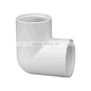 plastic pipe fitting PVC threaded Elbow