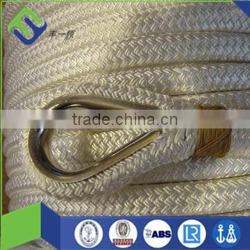 ship boat double braided pp mooring anchor winch rope