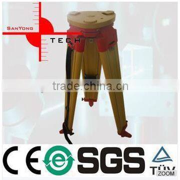 Heavy Duty Laser Level Self Leveling Wooden Tripod for Total Station JM-1A