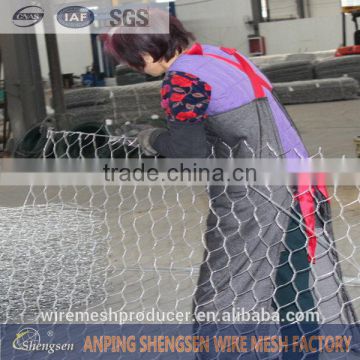 PVC coated gabion anping hexagonal wire mesh hot sales