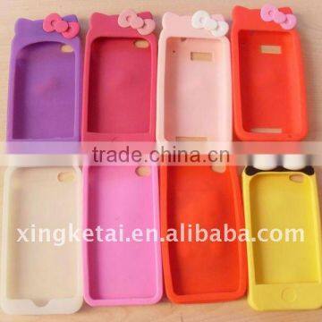 Colorfull silicone mobile phone case for iphone 4