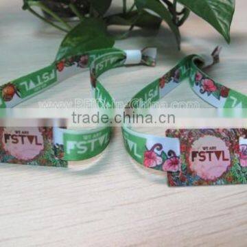 Best Seller RFID Fabric Wristbands for Events with NFC Epoxy Tag for Musical Event