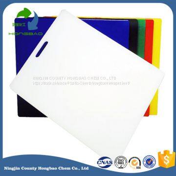 White Cutting Meat Board Food Grade HDPE Pad