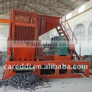 tire shredder waste tyre recycling machine