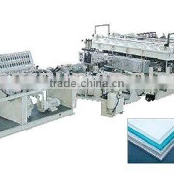 PP PC PE PVC plastic hollow plate extrusion line