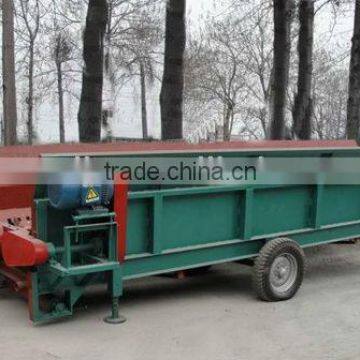 wood peeling machine with double groove