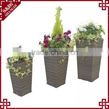 3 sizes flower planter outdoor garden stackable planter