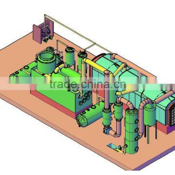 DAYI Environmental Friendly Pyrolysis Plant For Tyre Plastic And Rubber Getting Raw Oil photo-5